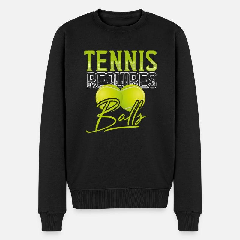 Balle de tennis - Pull Premium bio Homme - noir