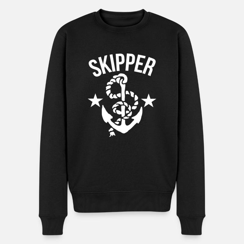skipper - Pull Premium bio Homme - noir