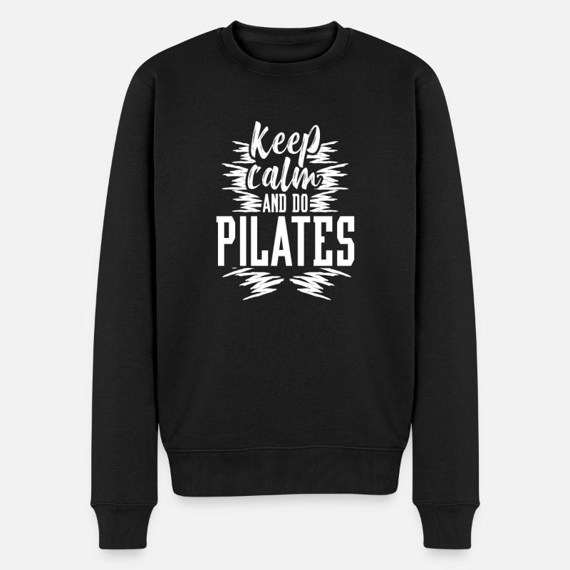 Pilates Pilates Pilates Pilates - Pull Premium bio Homme - noir