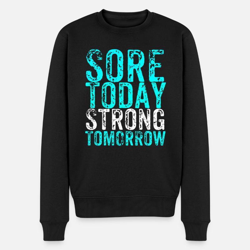 Sport - Männer Premium Bio Pullover - Schwarz