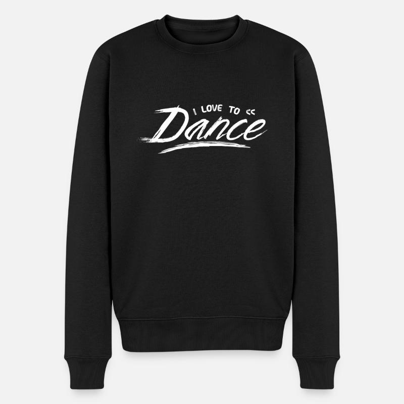 Tänzerin Tanzschule Tänzer Tanzen Tanz - Männer Premium Bio Pullover - Schwarz