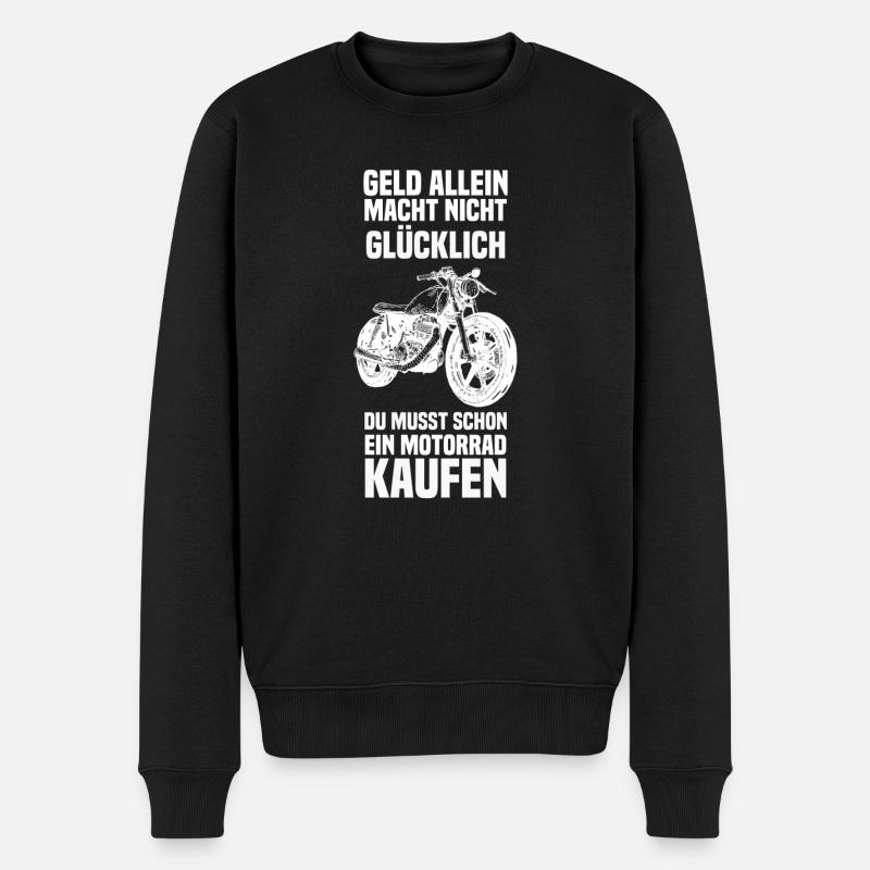 moto - Pull Premium bio Homme - noir