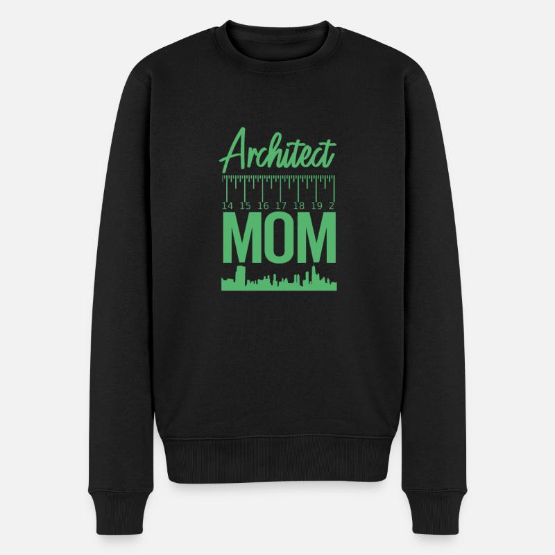 Architect Architect Architect Houses Studies - Men's Premium Organic Jumper - black