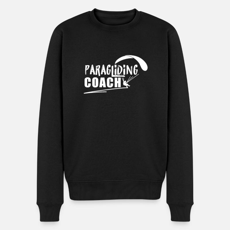 Parapentiste parapentiste - Pull Premium bio Homme - noir