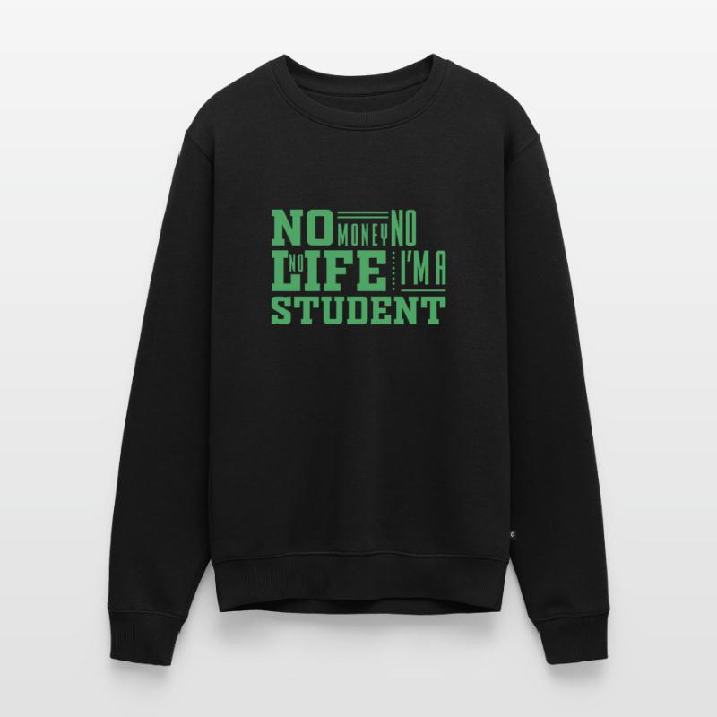 Student Uni Student Study Studies Men's Premium Organic Jumper
