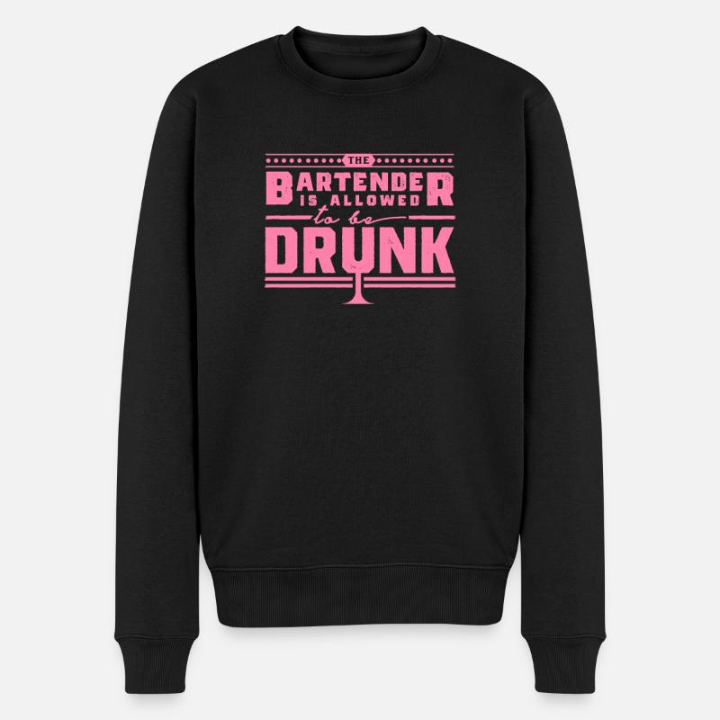 Bartender Bartender Bartender Bartender Bartender - Men's Premium Organic Jumper - black