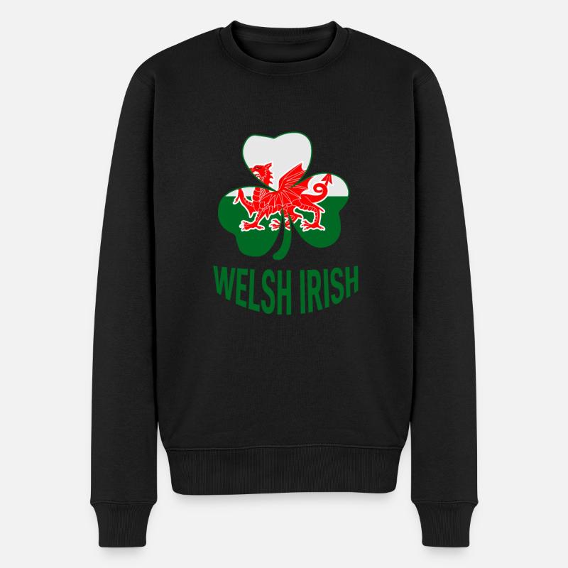 Pays de Galles Irlande - Pull Premium bio Homme - noir