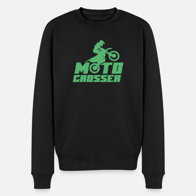 Moto-moto - Pull Premium bio Homme - noir