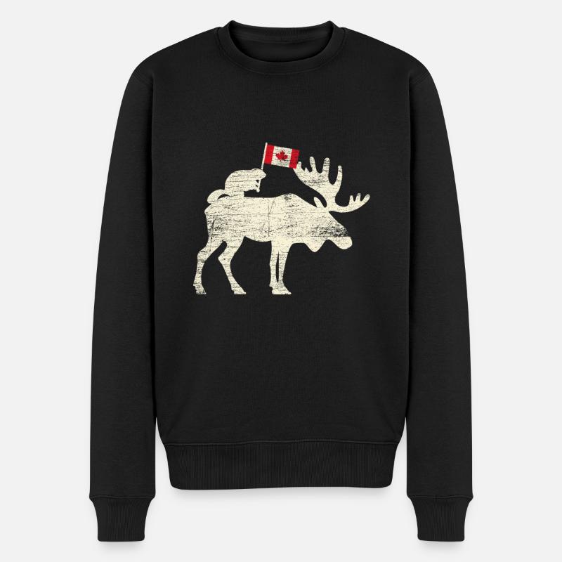 Canada drapeau canadien - Pull Premium bio Homme - noir