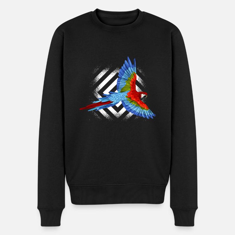 perroquet - Pull Premium bio Homme - noir