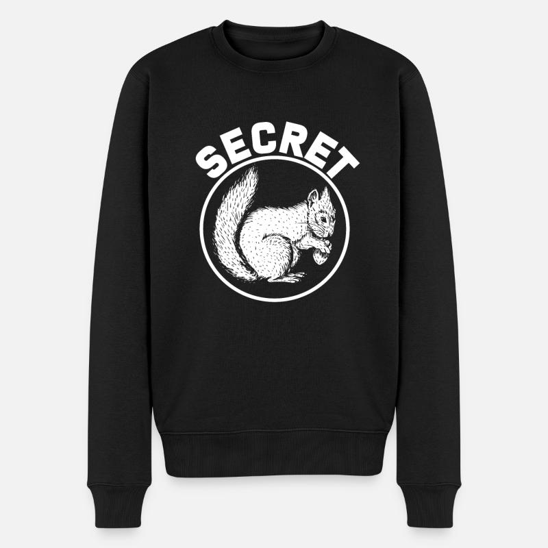 Noix d'écureuil - Pull Premium bio Homme - noir