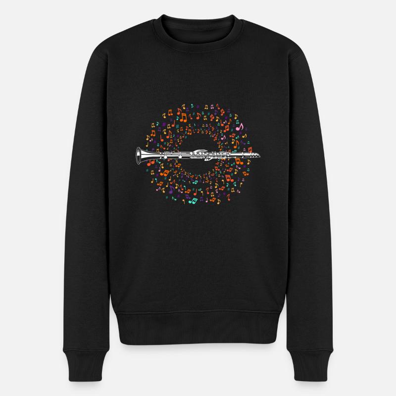 Musique clarinette - Pull Premium bio Homme - noir