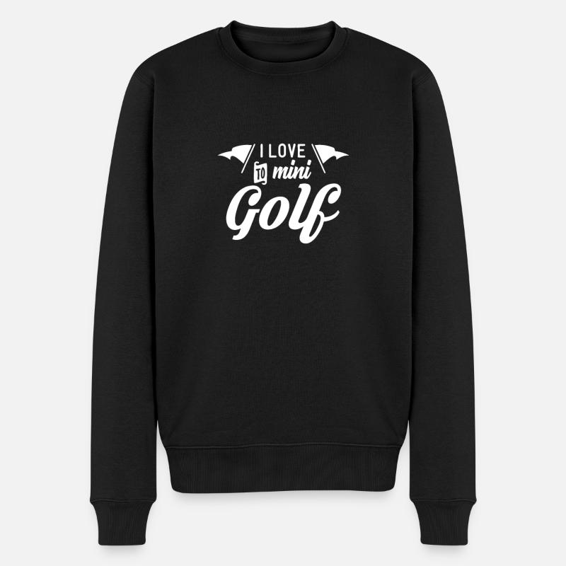 Minigolfer - Pull Premium bio Homme - noir