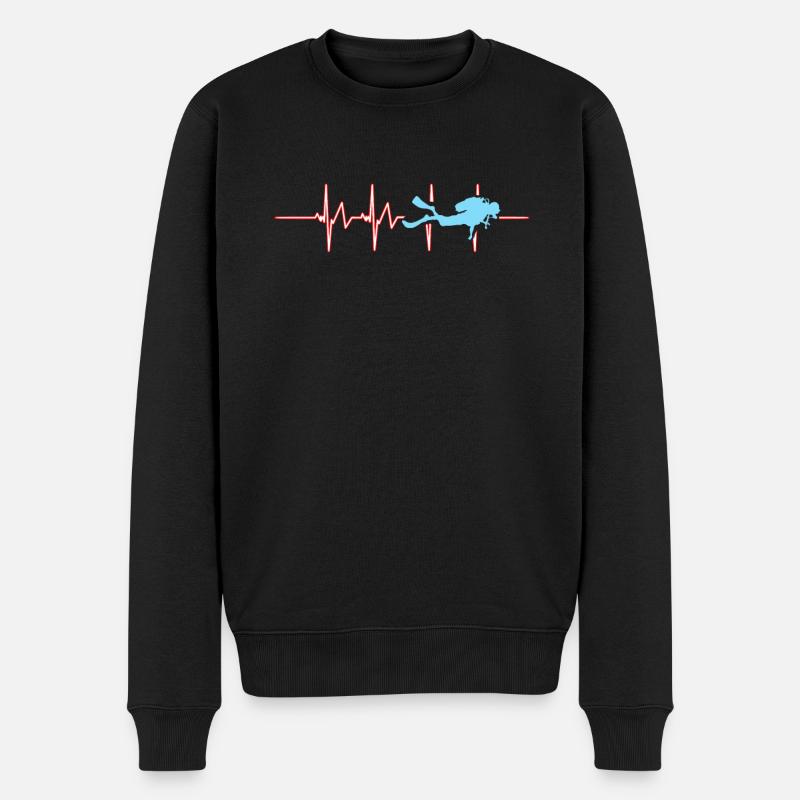 Plongée sous-marine Plongée Sous-marine Surf - Pull Premium bio Homme - noir