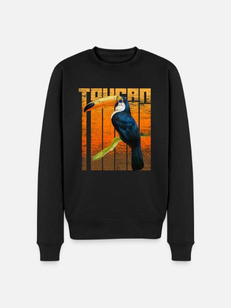 Tukan South America - Men's Premium Organic Jumper - black