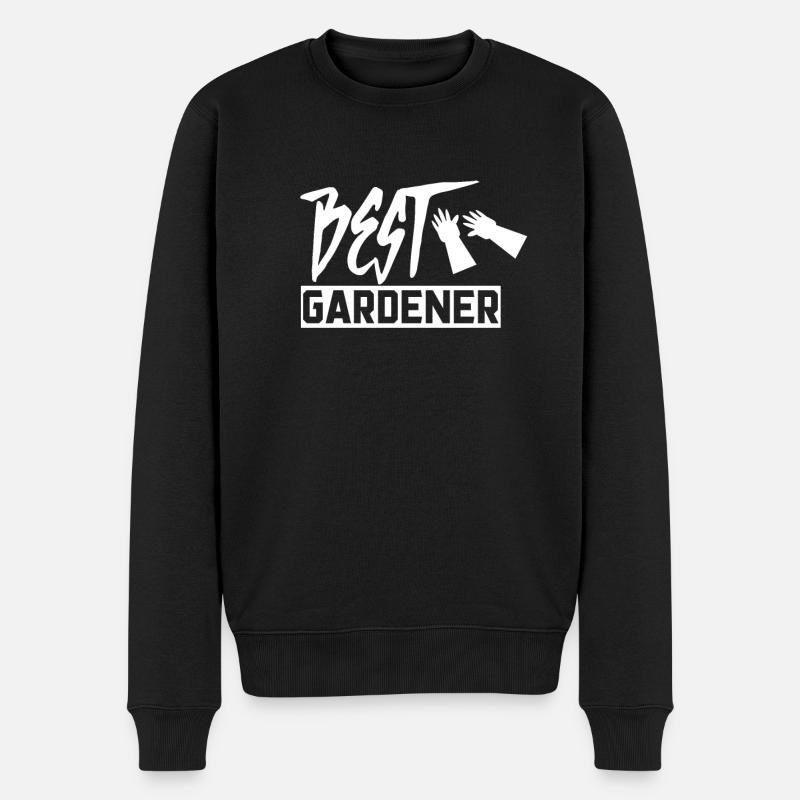 Gärtner Gärtner Gärtner Gärtner - Männer Premium Bio Pullover - Schwarz