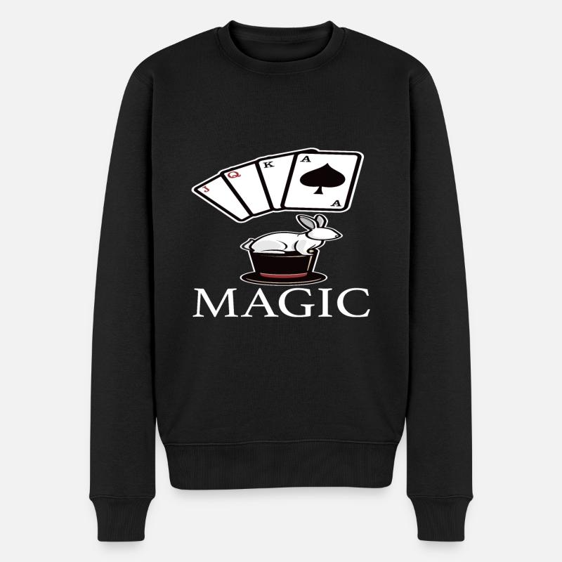 magie - Pull Premium bio Homme - noir