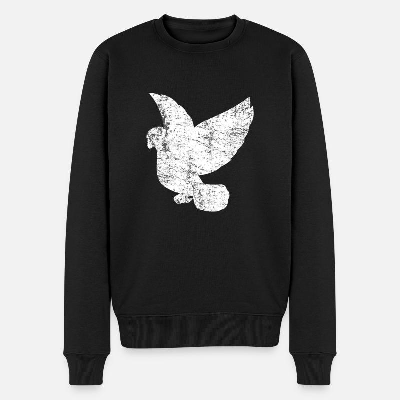 Colombe Blanche Colombe - Pull Premium bio Homme - noir