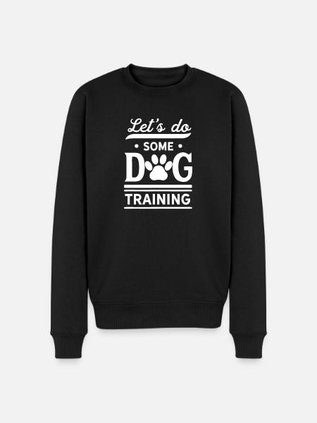 Dog School Dog Trainer - Men's Premium Organic Jumper - black
