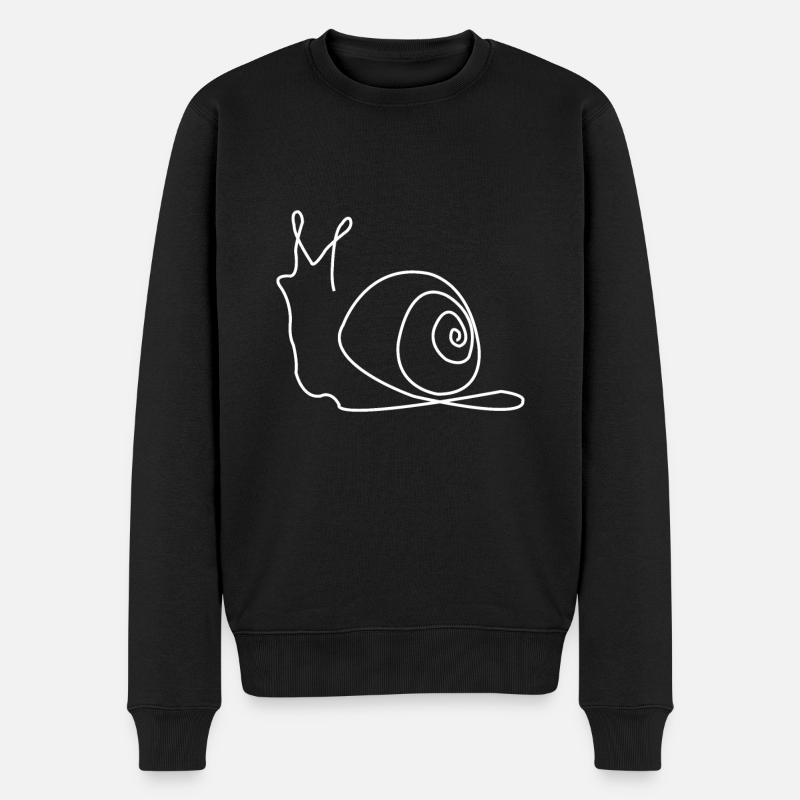 Animal d’escargot - Pull Premium bio Homme - noir
