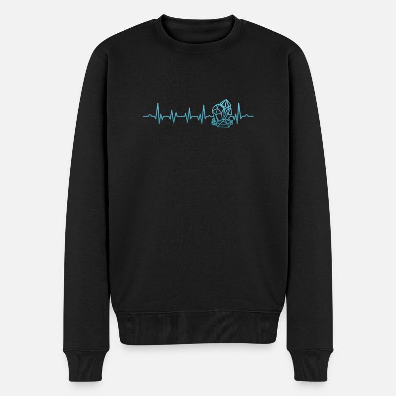 Rockhounding Rocks Geology Mineralgeologe - Männer Premium Bio Pullover - Schwarz