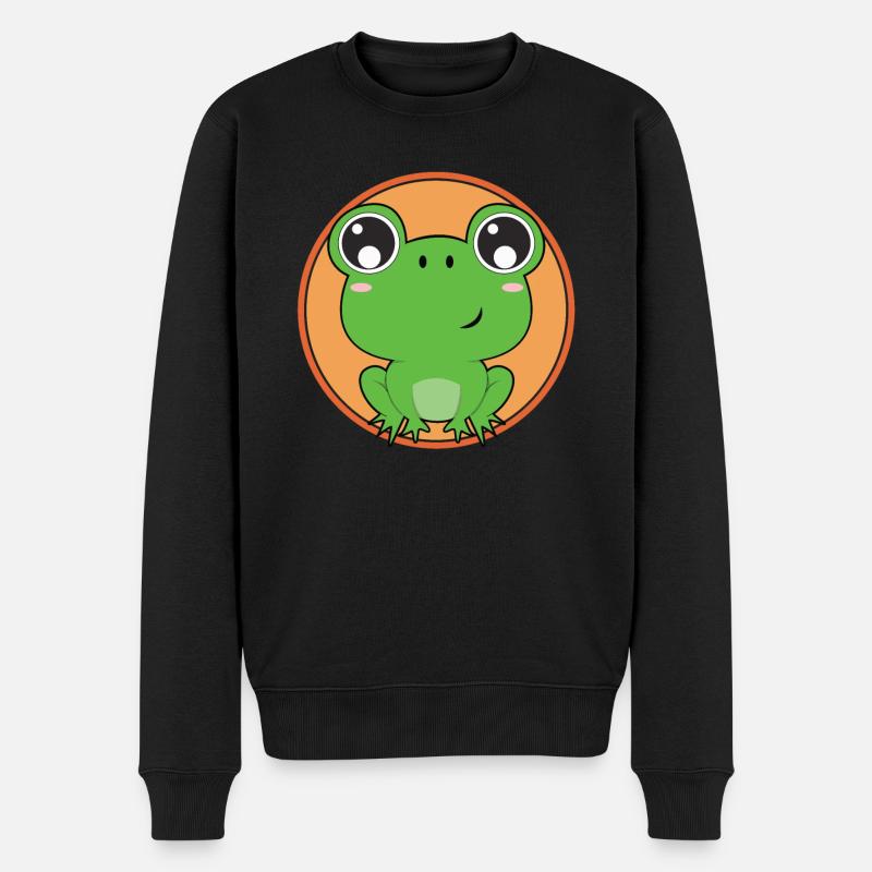 Grenouille douce - Pull Premium bio Homme - noir