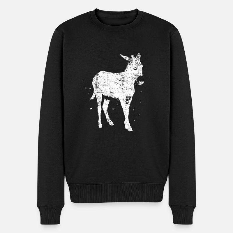 Ferme d'âne - Pull Premium bio Homme - noir