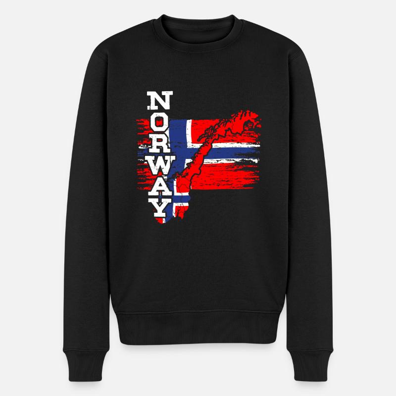 Norvège - Pull Premium bio Homme - noir