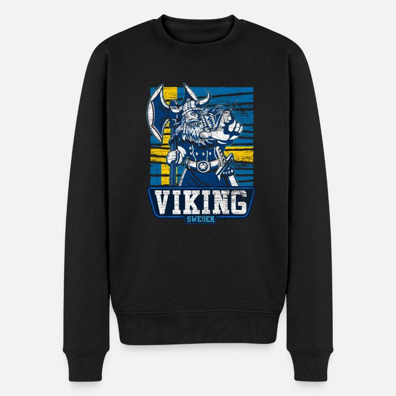 Suède Vikings - Pull Premium bio Homme - noir