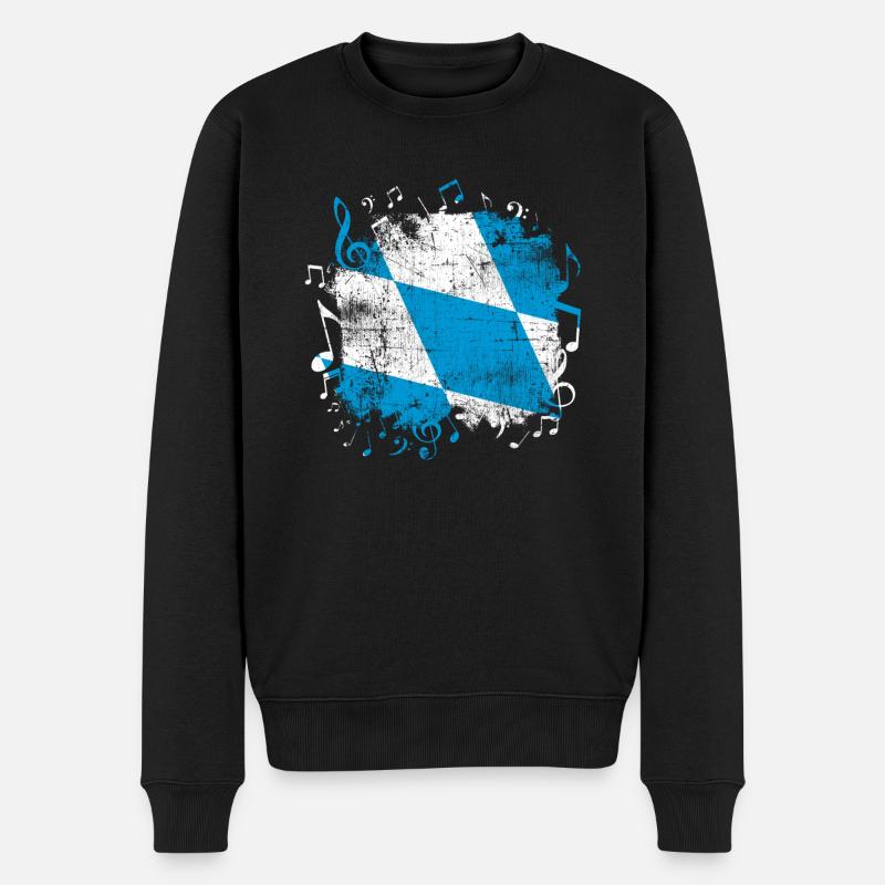 Musik Bayern - Pull Premium bio Homme - noir