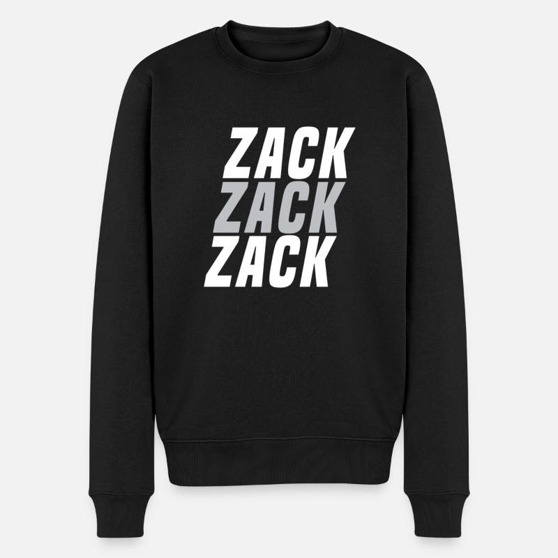 Zack Zack Zack Ibiza - Männer Premium Bio Pullover - Schwarz