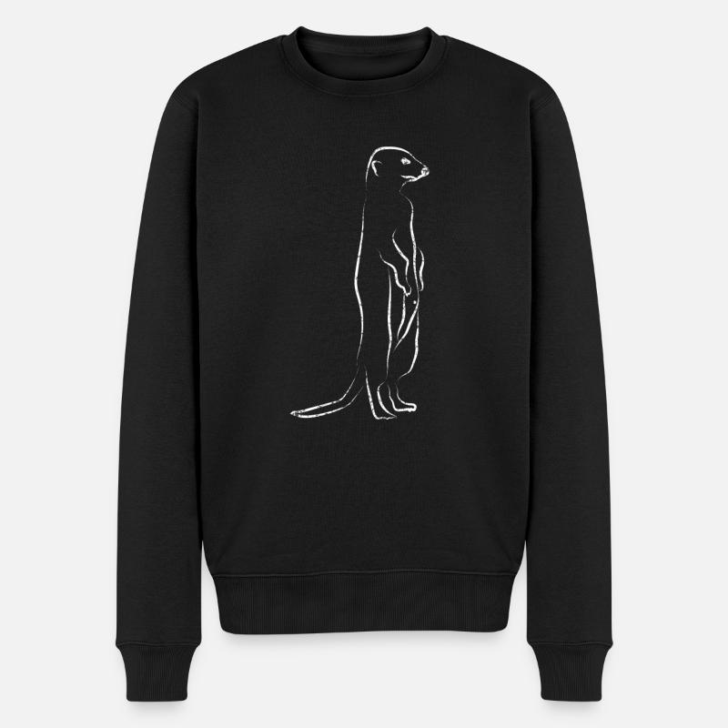Suricate Animal mignon - Pull Premium bio Homme - noir