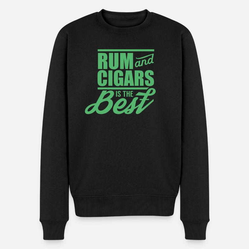 Boire du rhum - Pull Premium bio Homme - noir