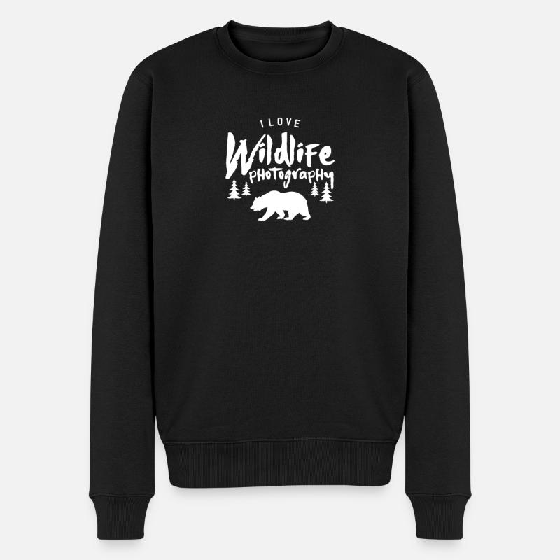 photographe de la faune - Pull Premium bio Homme - noir