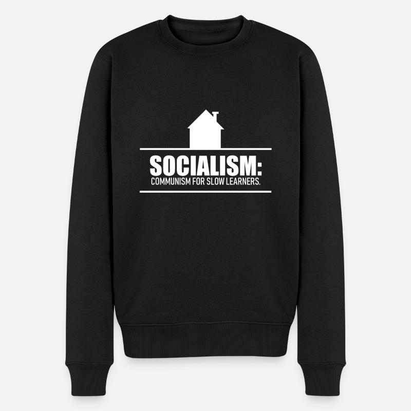 Communiste socialiste - Pull Premium bio Homme - noir