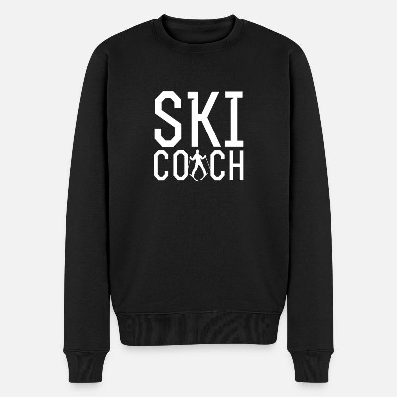 Skilehrerin Skischule Skilehrer Ski Lehrer Skikurs - Männer Premium Bio Pullover - Schwarz