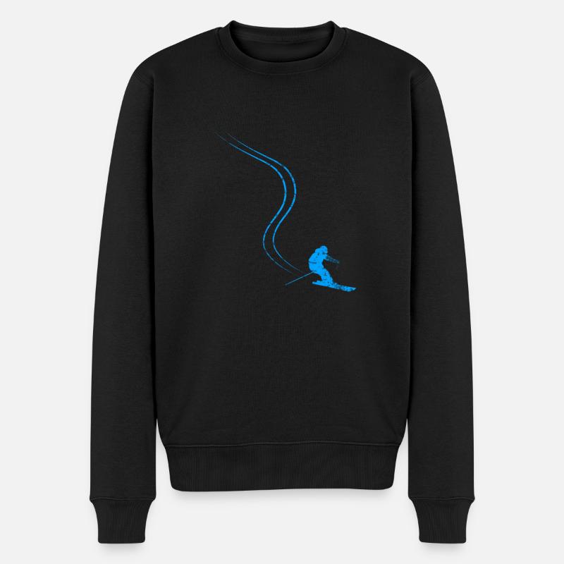 Skieur - Pull Premium bio Homme - noir