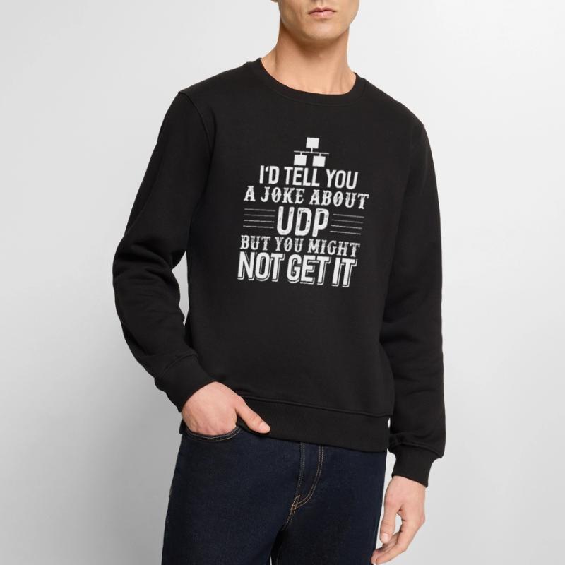 Informatik UDP Witz Computer Programmierer Männer Premium Bio Pullover