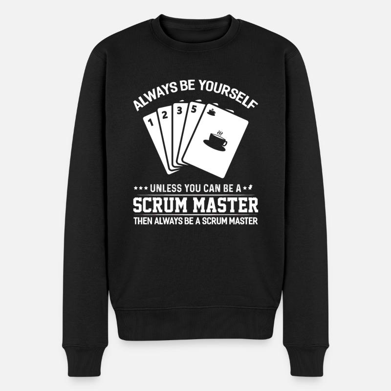 Scrum Master Agile Software Entwicklung - Männer Premium Bio Pullover - Schwarz
