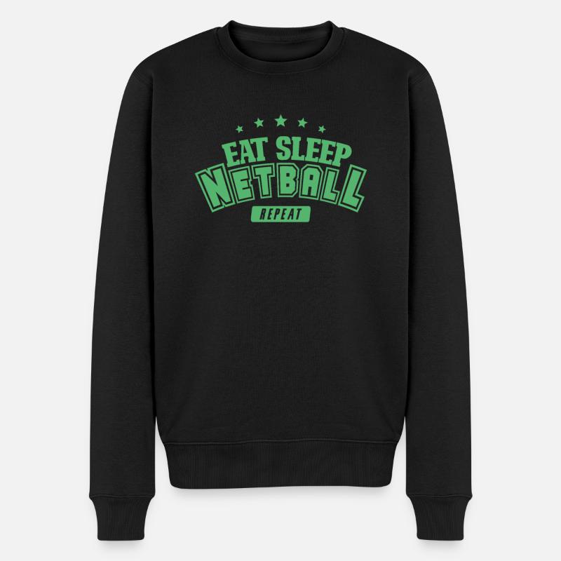 netball - Pull Premium bio Homme - noir