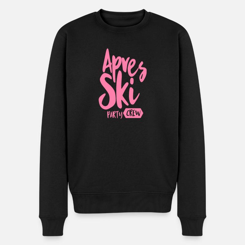 Apres ski party - Pull Premium bio Homme - noir