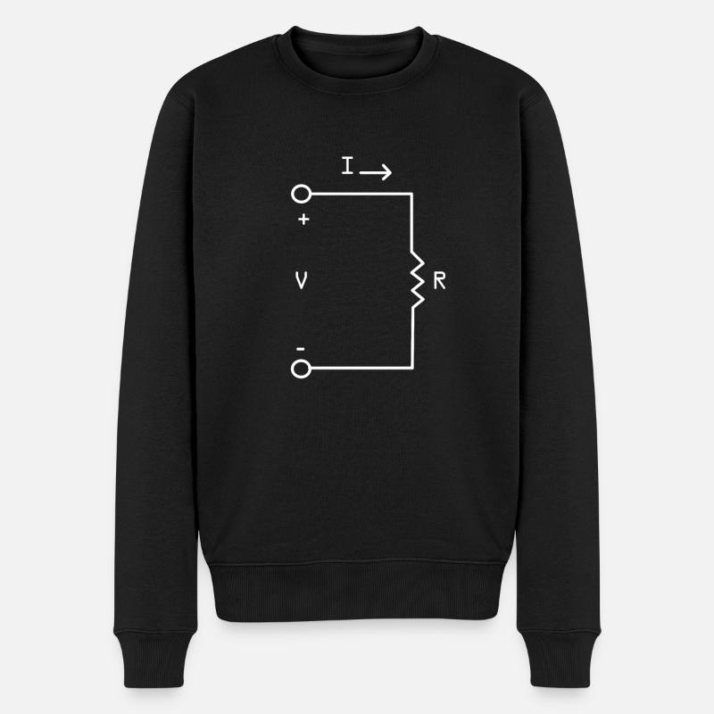 Electronics Technician Electronic Circuitry - Men's Premium Organic Jumper - black