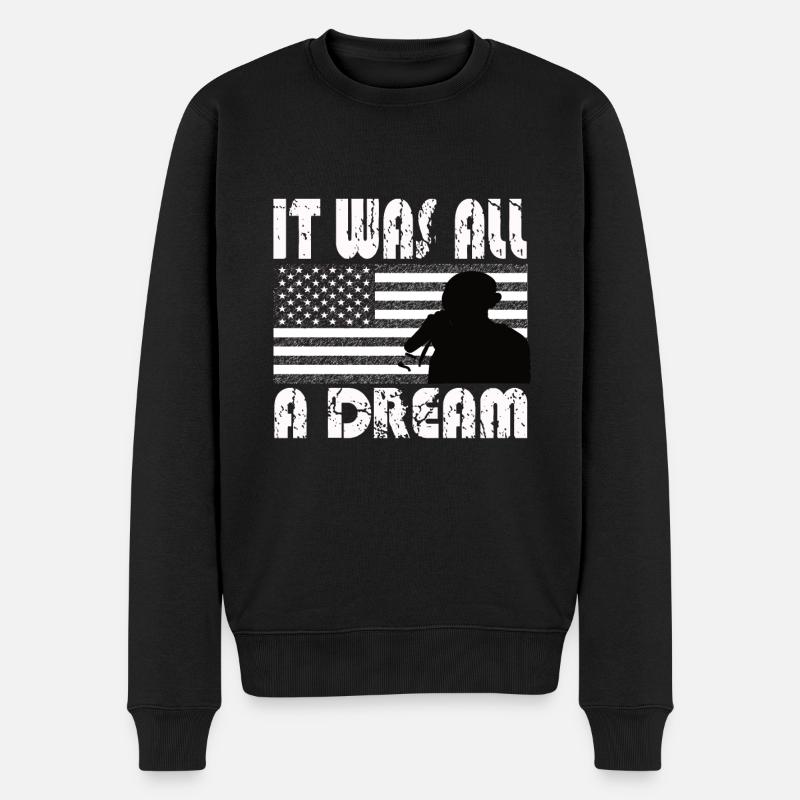 Hip hop - Pull Premium bio Homme - noir