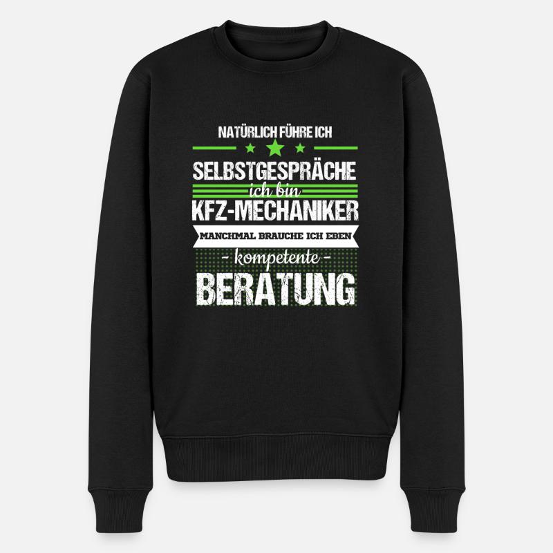 Mécanicien mécanicien automobile Auto-mécanicien - Pull Premium bio Homme - noir