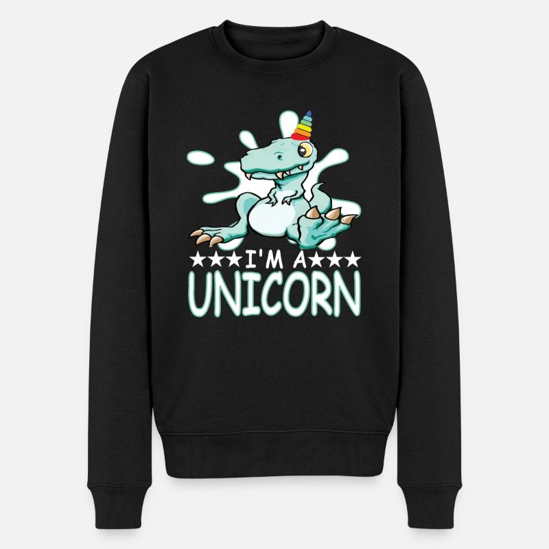 Dinosaurus - Pull Premium bio Homme - noir