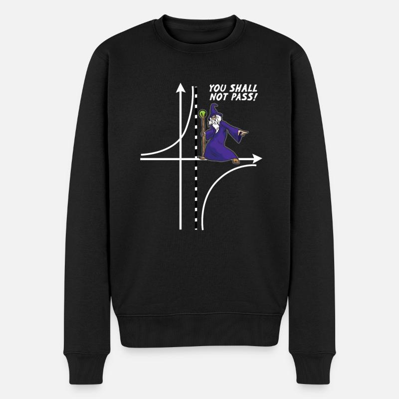 13 YOU SHALL NOT PASS Mathe Parabole - Pull Premium bio Homme - noir