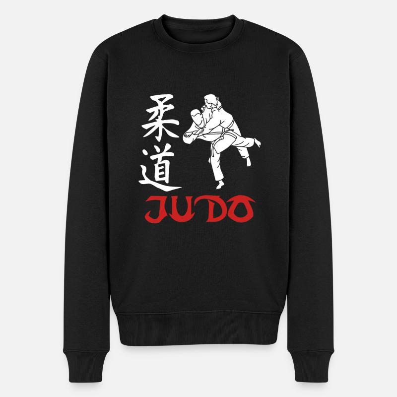 Judo Arts Martiaux - Pull Premium bio Homme - noir