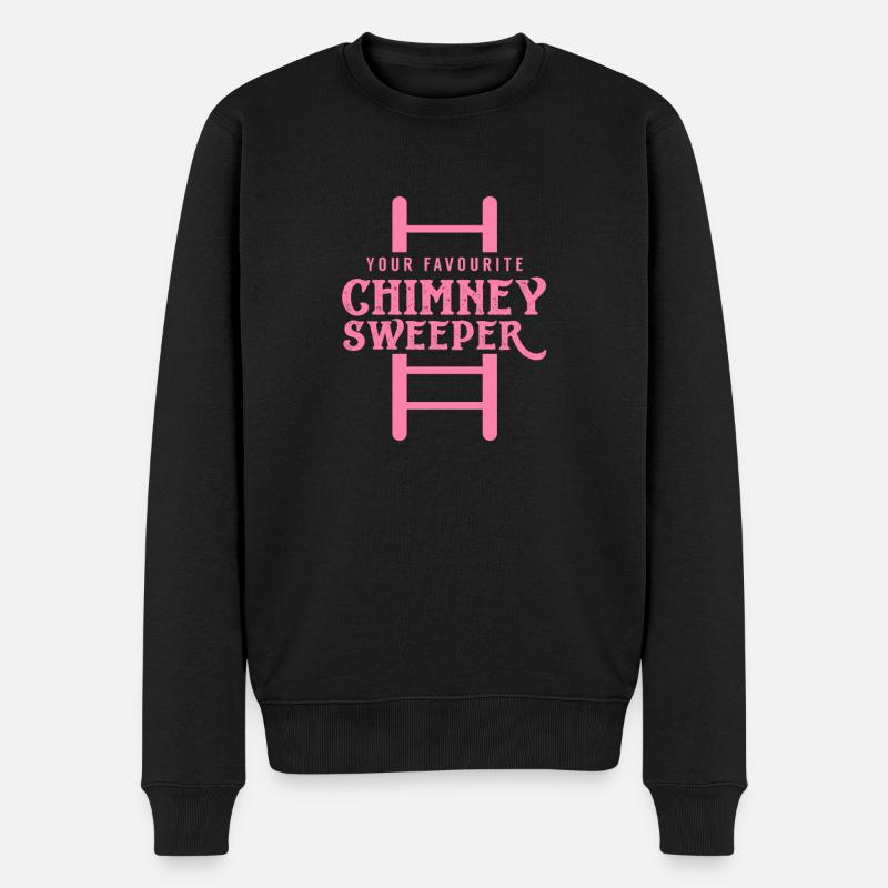 Schornsteinfegerin - Männer Premium Bio Pullover - Schwarz