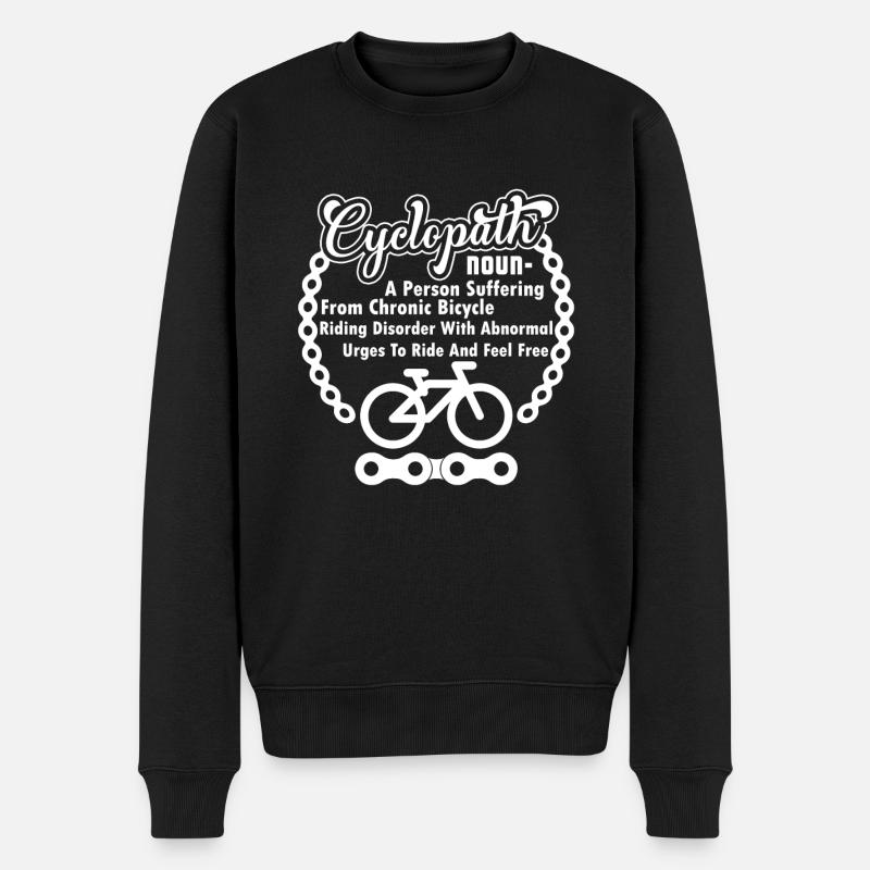 Cyclisme Cyclisme Cyclopath Définition - Pull Premium bio Homme - noir