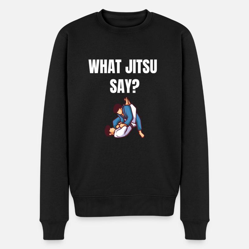 Cadeau de Jiu Jitsu - Pull Premium bio Homme - noir